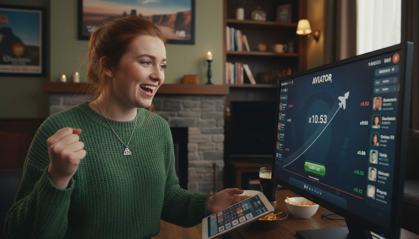 Aviator game in action