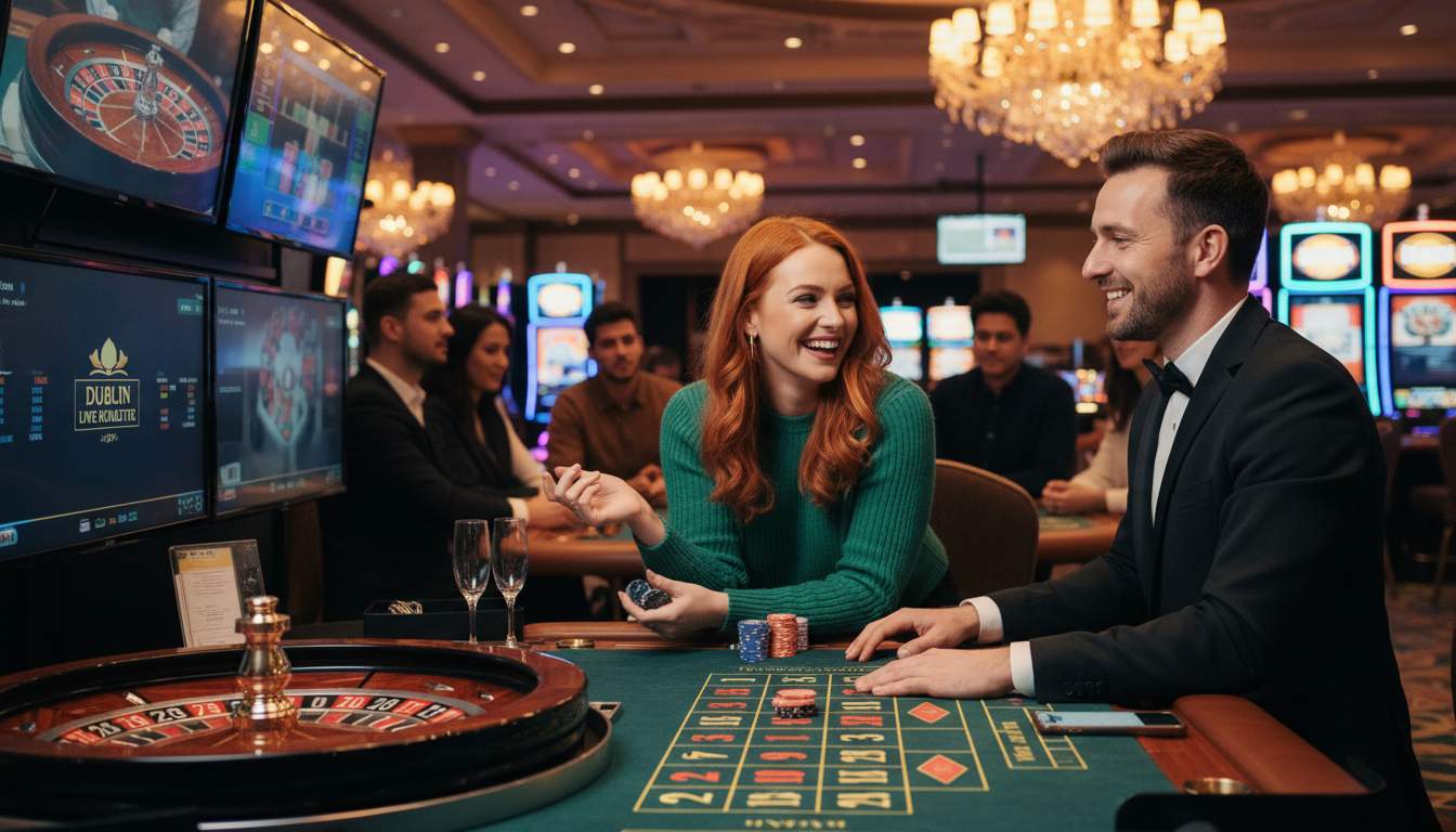 Live casino experience with professional dealers
